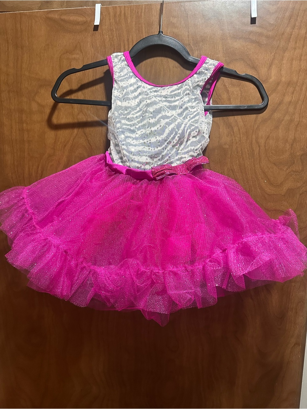Revolution Hot Pink and Silver Sparkle Tutu Dress